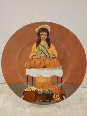 Guy Buffet GBC Collection "La Citrouille Dame" 7.5" Porcelain Salad Plate